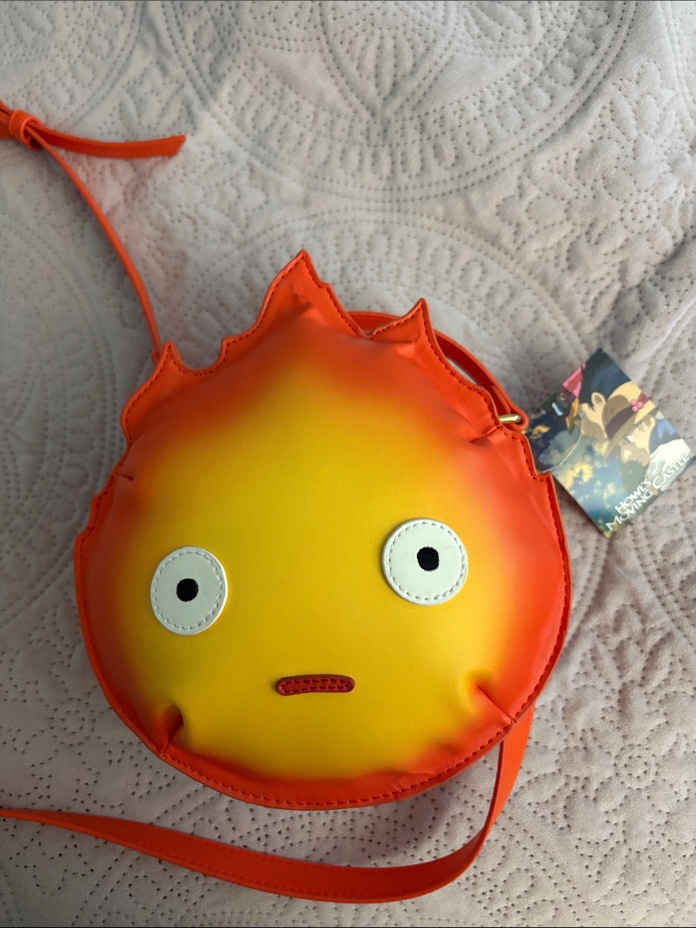 Bag + Wallet - Howl's Moving Castle Calcifer Flame- NWT- Studio Ghibli - Picture 4 of 9